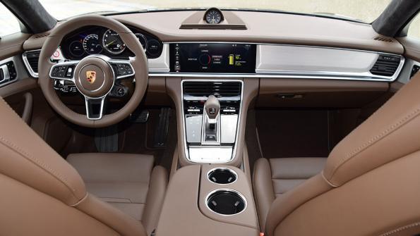 Panamera infused with rich leather, premium brushed aluminum and no-nonsense aesthetic.