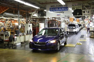 Impreza now assembled for US in Indiana