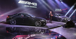 Sales and marketing VP Steinacher introduces Toyota Thailand’s AMG lineup.