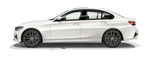 BMW 330e profile white