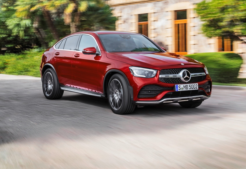 GLC Coupe receives tweaks to front end.