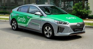 Grab fleet includes Hyundai Ioniq EVs.