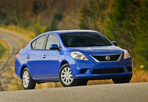 Versa was Nissanrsquos bestselling car in November and yeartodate