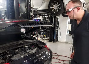 Tech Live Look allows Porsche dealership technicians to connect with remote support team in real time