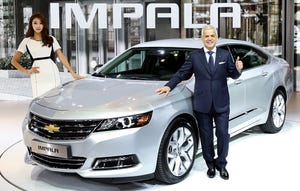 GM Korea CEO Rocha unveils imported Impala