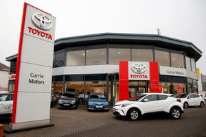 Toyota dealership Picture