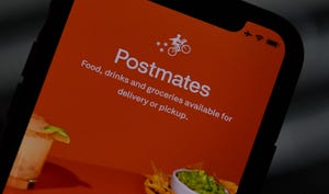 Postmates app (Getty)