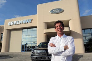Atkinson at Greenwayrsquos flagship Ford store in Florida