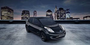 Nissan Leaf Black Edition standout in electricvehicle field