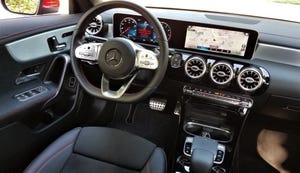 Mercedes-Benz CLA250 cockpit