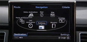 Audi Connect infotainment system capable of highresolution 3D graphics