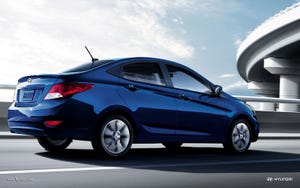 Hyundai Accent had lowest daysrsquo supply of any LV except discontinued Lexus 250H