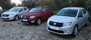 Except for grille and bumper treatment Sandero Stepway and Logan left to right share all components from Bpillar forward