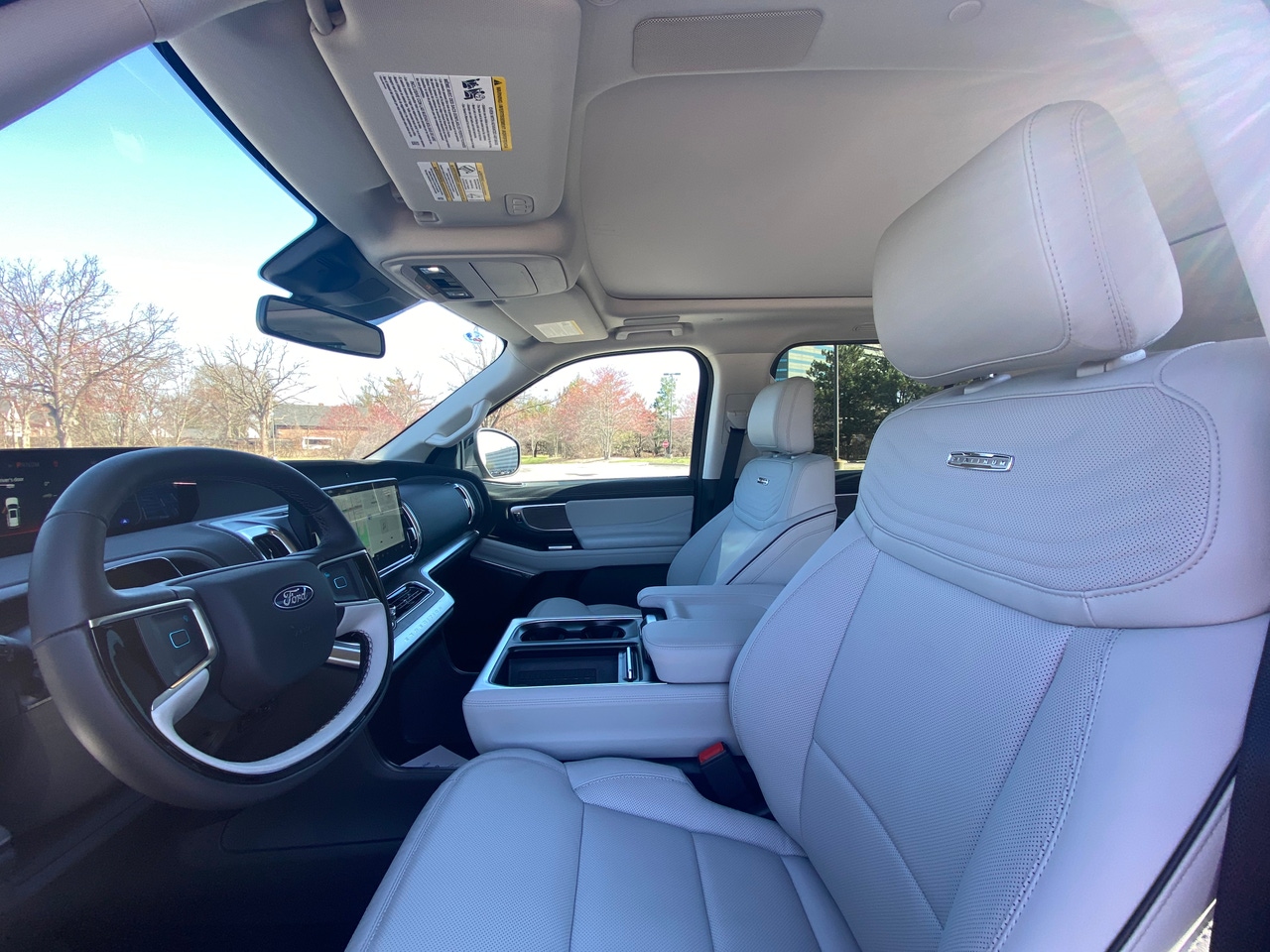 Luxurious interior of 2025 Ford Expedition