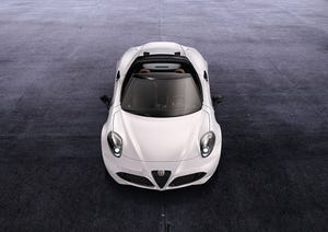 Alfa 4C Spider concept unveiled in Geneva