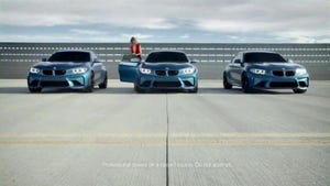 BMW M2s costar with model Hadid