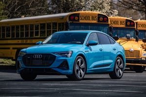 C-V2X-school bus-Audi e-tron (Audi of America)