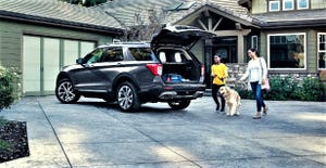 Ford Explorer with family