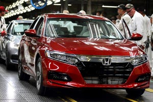3918 Honda Accord on sale this fall in US