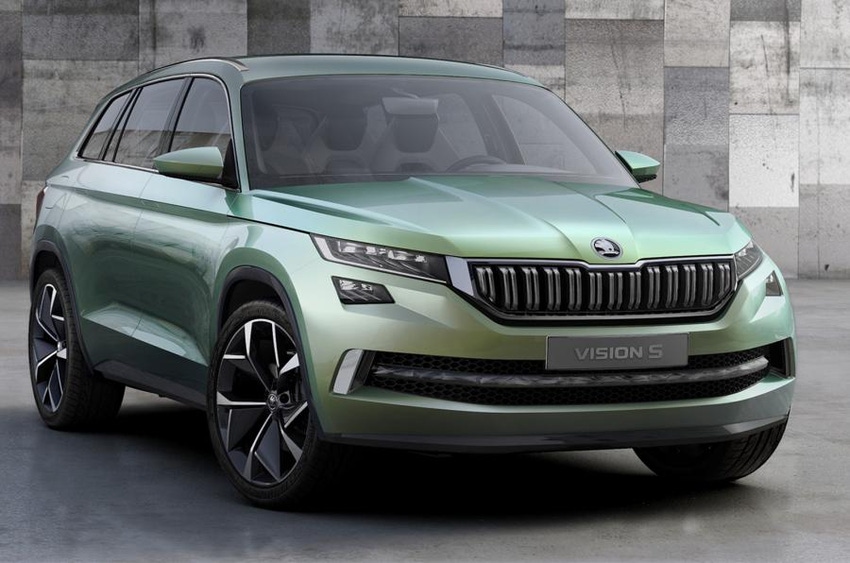 VisionS concept Czech automakerrsquos first 7seat SUV