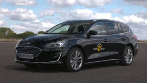 Ford Focus used in Euro NCAP automated driving testing.