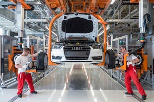 A3 sedan first Audi completely assembled in Hungary