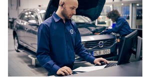 Volvo service technician