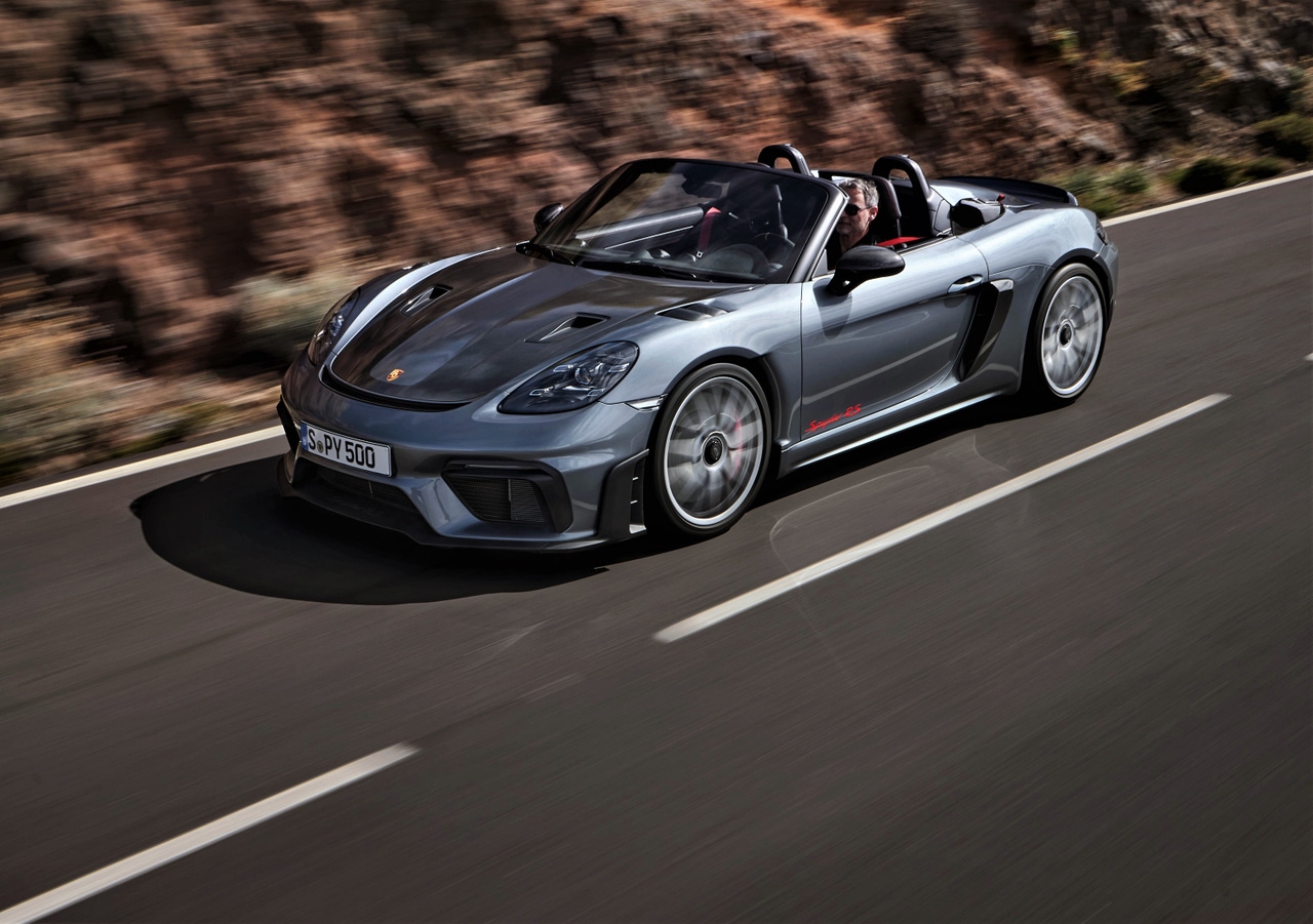 Porsche Unveils 2024 718 Boxster Spyder RS With 493 HP