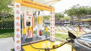 Shell Singapore EV charger