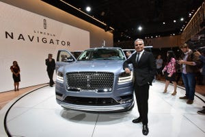 Galhotra at unveiling of rsquo18 Lincoln Navigator