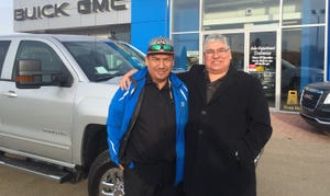First Nation Auto dealership truck delivery