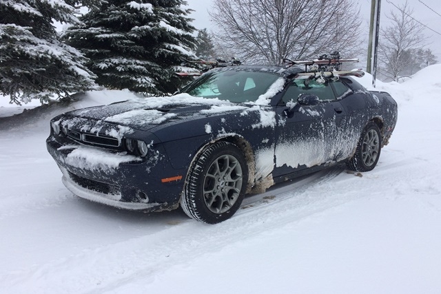 Challenger GT AWD sneers at snowy roads