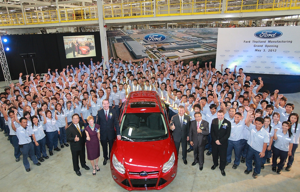 Opening ceremonies at Fordrsquos new assembly plant in Thailand Opening ceremonies at Fordrsquos new assembly plant in Thailand