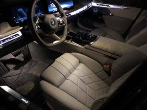 BMW i7 front seats