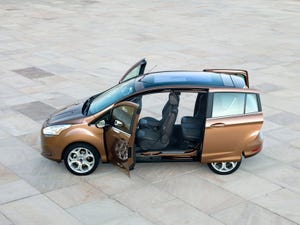 Ford BMax door setup provides a 49ft opening which the auto maker says is best in class
