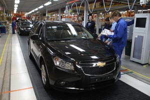 Cruze sedan built for domestic market at Russian plant