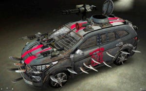 Fan suggestions inspired zombiefighter Hyundai Santa Fe