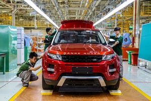 Automaker launched overseas production in China in October