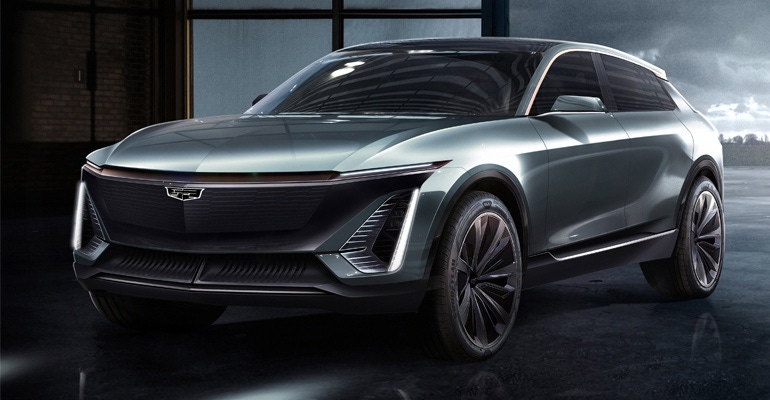 Future Cadillac battery-electric vehicle.