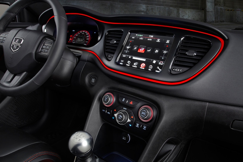 rsquo13 Dodge Dart with Uconnect offers customizable display options