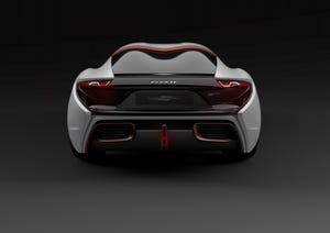 Concept sports car said capable of 062 mph sprint in 24 seconds