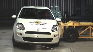 Fiat Punto Europersquos first zerosafetystar car