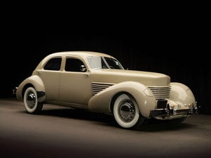 1937 Cord the last car Built by Cord Corp the American auto maker and aviation company