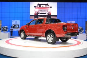 Ford debuts new Ranger Wildtrak crewcab model at Thai show