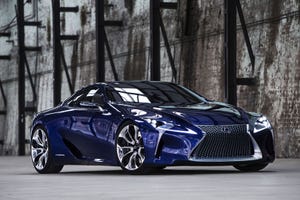 Lexus LFLC well received during introduction at 2012 Detroit auto show