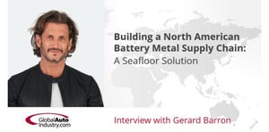Building a North American Battery Metal Supply Chain - A Seafloor Solution