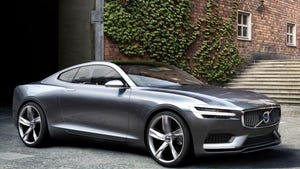 Highly stylized Volvo Concept Coupe visual manifesto of brandrsquos new era