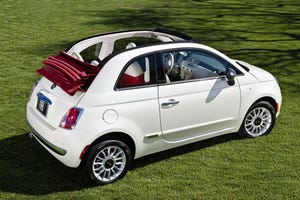 Fiat 500c with 5speed manual among UKrsquos most fuelefficient cars