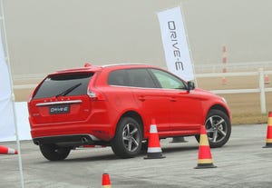 Volvo XC60 with 20L T5 4cyl goes through paces at Chinese test track