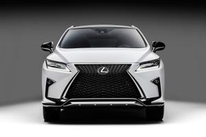 Spindle grille on Lexus RX F Sport